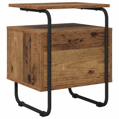 Bedside Cabinet 2 pcs Old Wood 40 x 36.5 x 50 cm