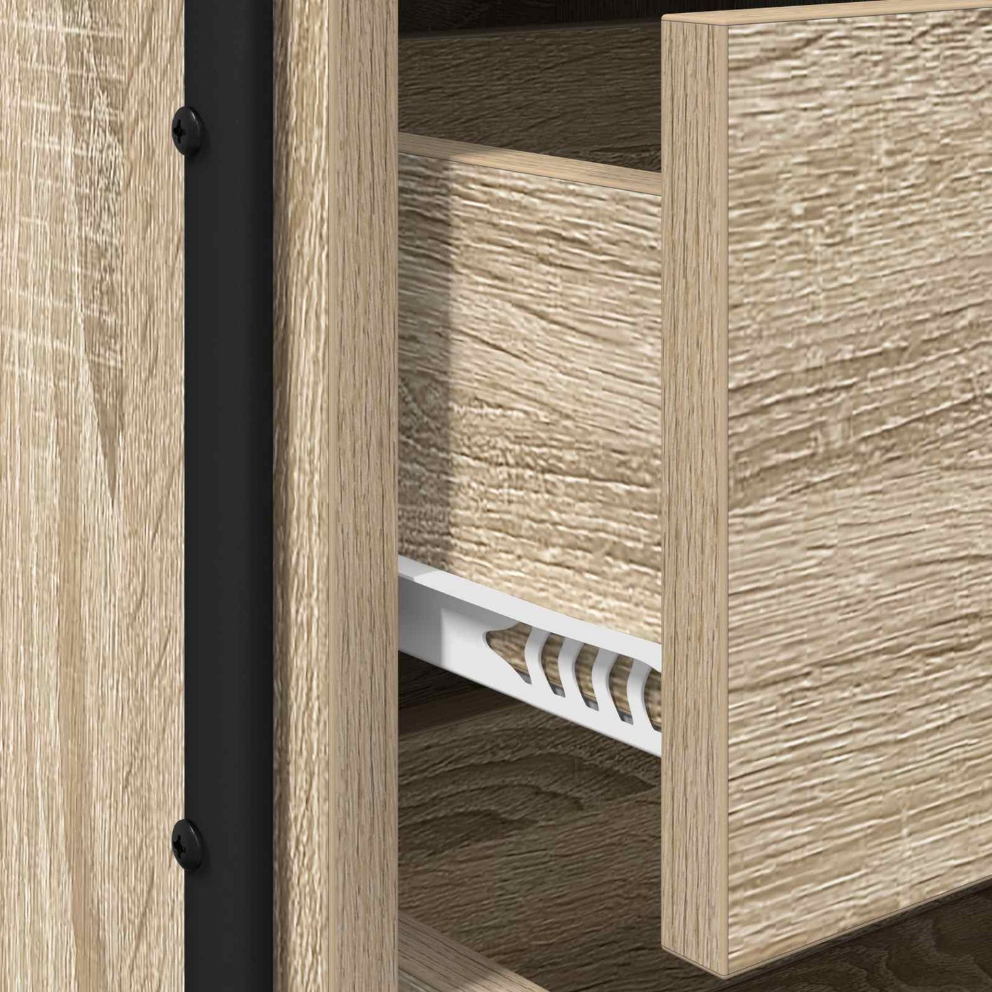 Bedside Cabinet Sonoma Oak 35 x 36.5 x 61 cm Engineered Wood