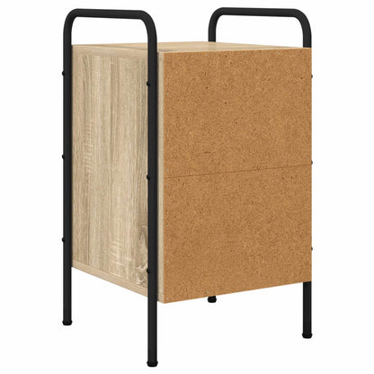 Bedside Cabinet Sonoma Oak 35 x 36.5 x 61 cm Engineered Wood