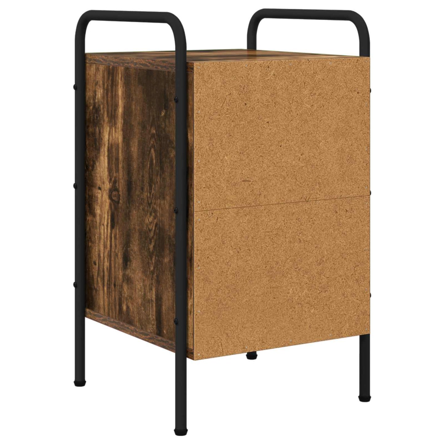 Bedside Cabinet Smoked Oak 35 x 36.5 x 61 cm Engineered Wood
