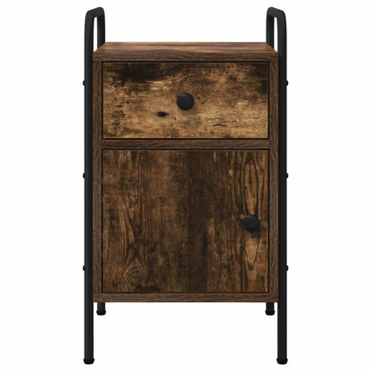 Bedside Cabinet 2 pcs Smoked Oak 35 x 36.5 x 61 cm