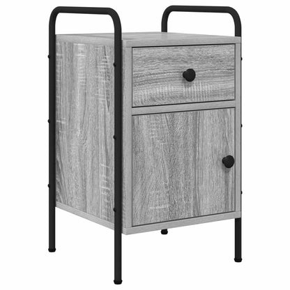 Bedside Cabinet Grey Sonoma 35 x 36.5 x 61 cm Engineered Wood