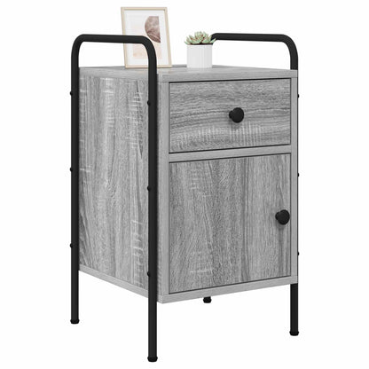 Bedside Cabinet Grey Sonoma 35 x 36.5 x 61 cm Engineered Wood