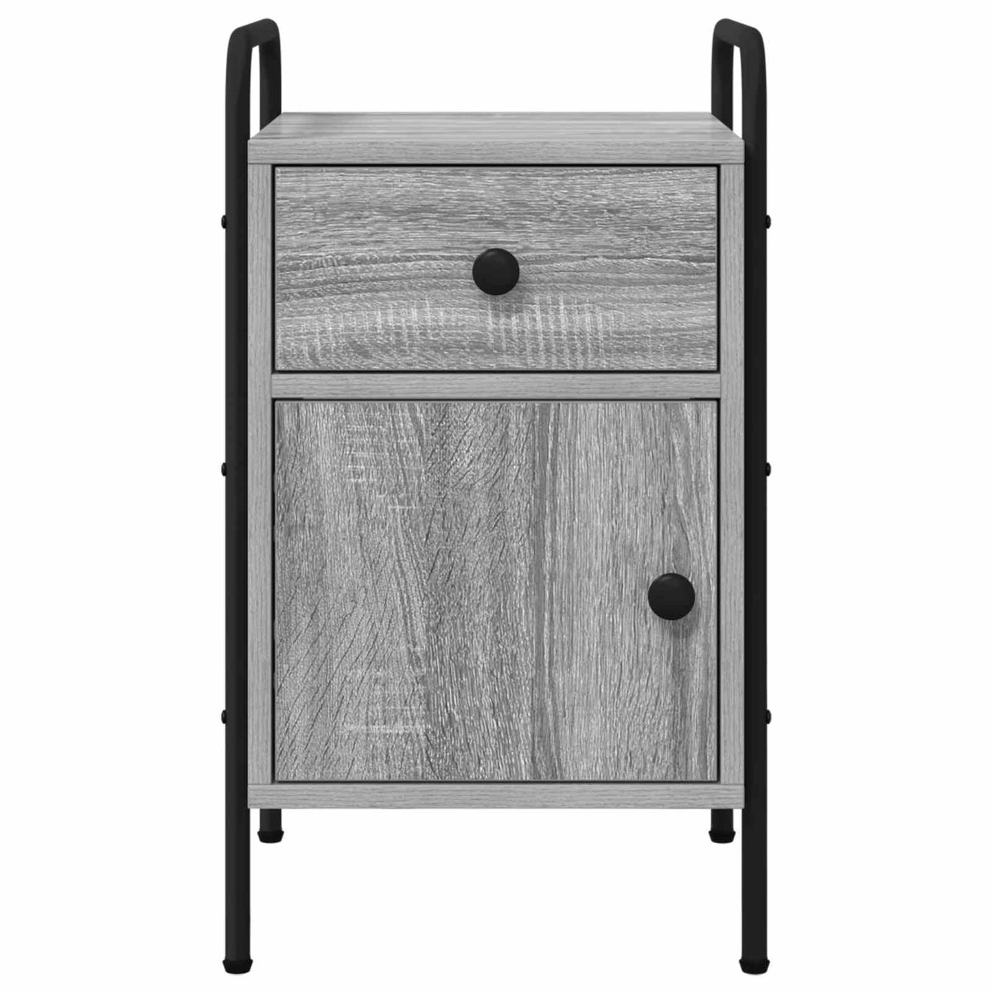 Bedside Cabinet 2 pcs Grey Sonoma 35 x 36.5 x 61 cm
