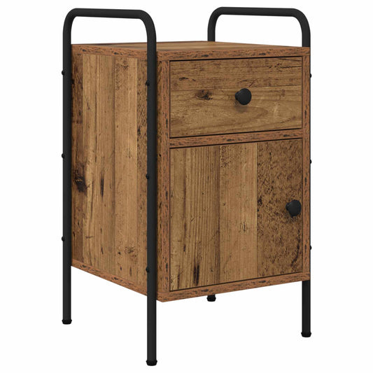 Bedside Cabinet Old Wood 35 x 36.5 x 61 cm Engineered Wood