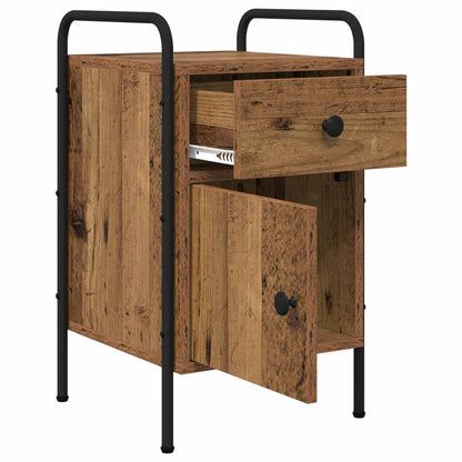 Bedside Cabinet Old Wood 35 x 36.5 x 61 cm Engineered Wood