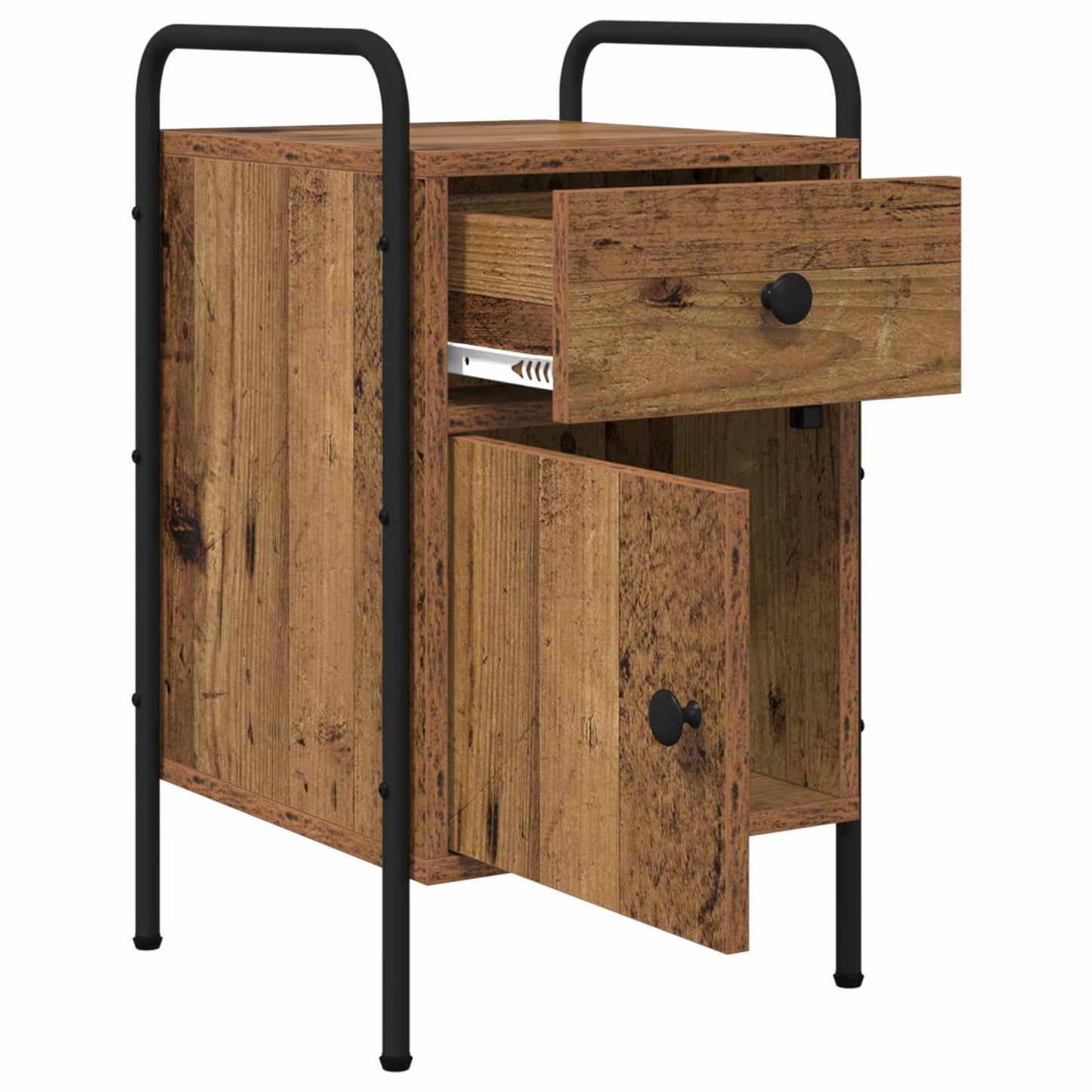 Bedside Cabinet 2 pcs Old Wood 35 x 36.5 x 61 cm
