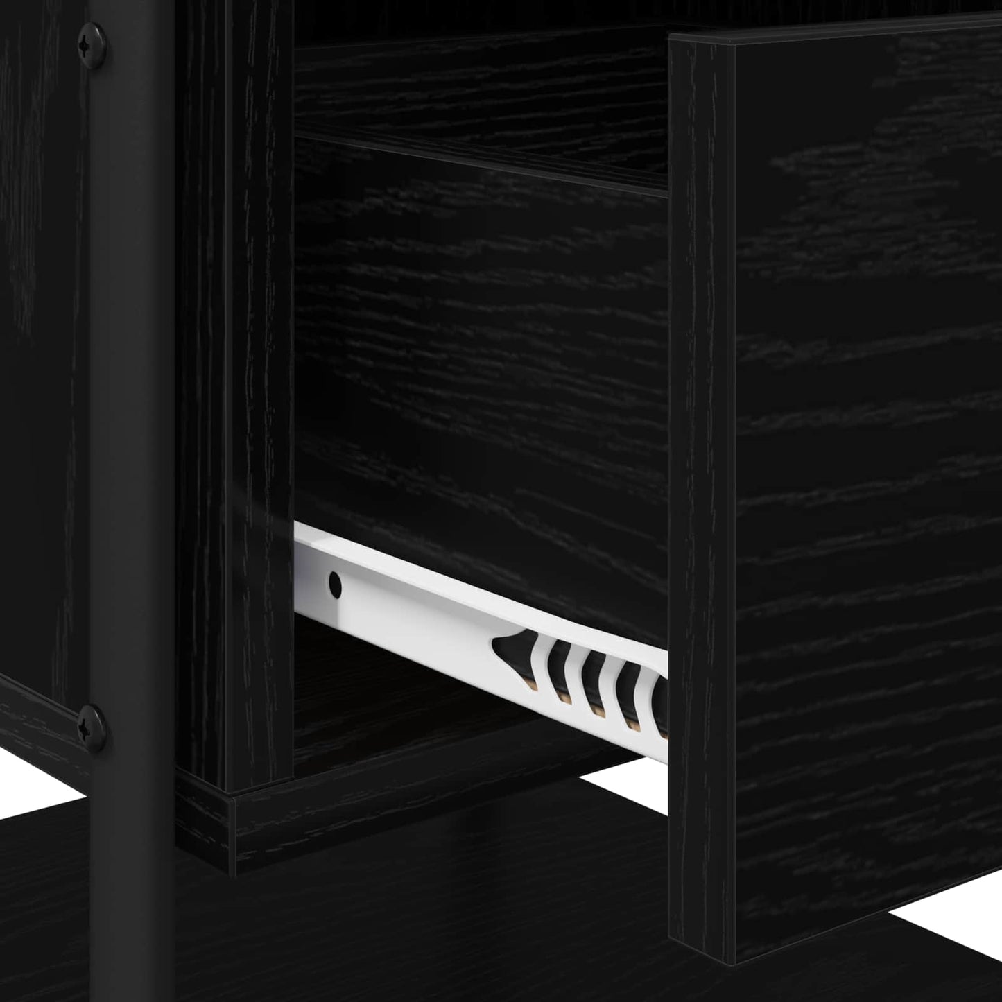 Bedside Cabinet 2 pcs Black Oak 35 x 36.5 x 47 cm