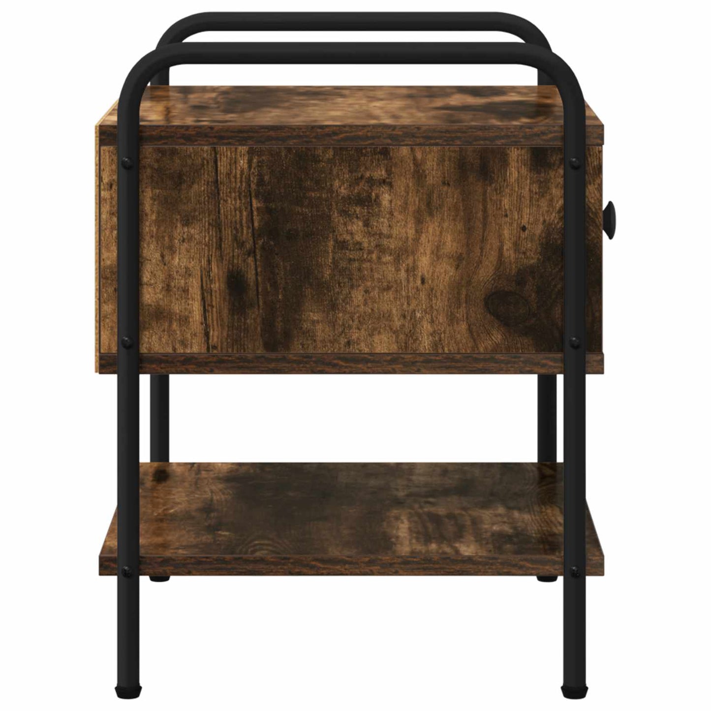 Bedside Cabinet Smoked Oak 35 x 36.5 x 47 cm Engineered Wood