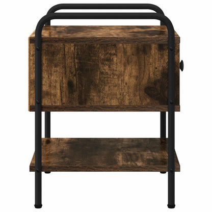 Bedside Cabinet 2 pcs Smoked Oak 35 x 36.5 x 47 cm