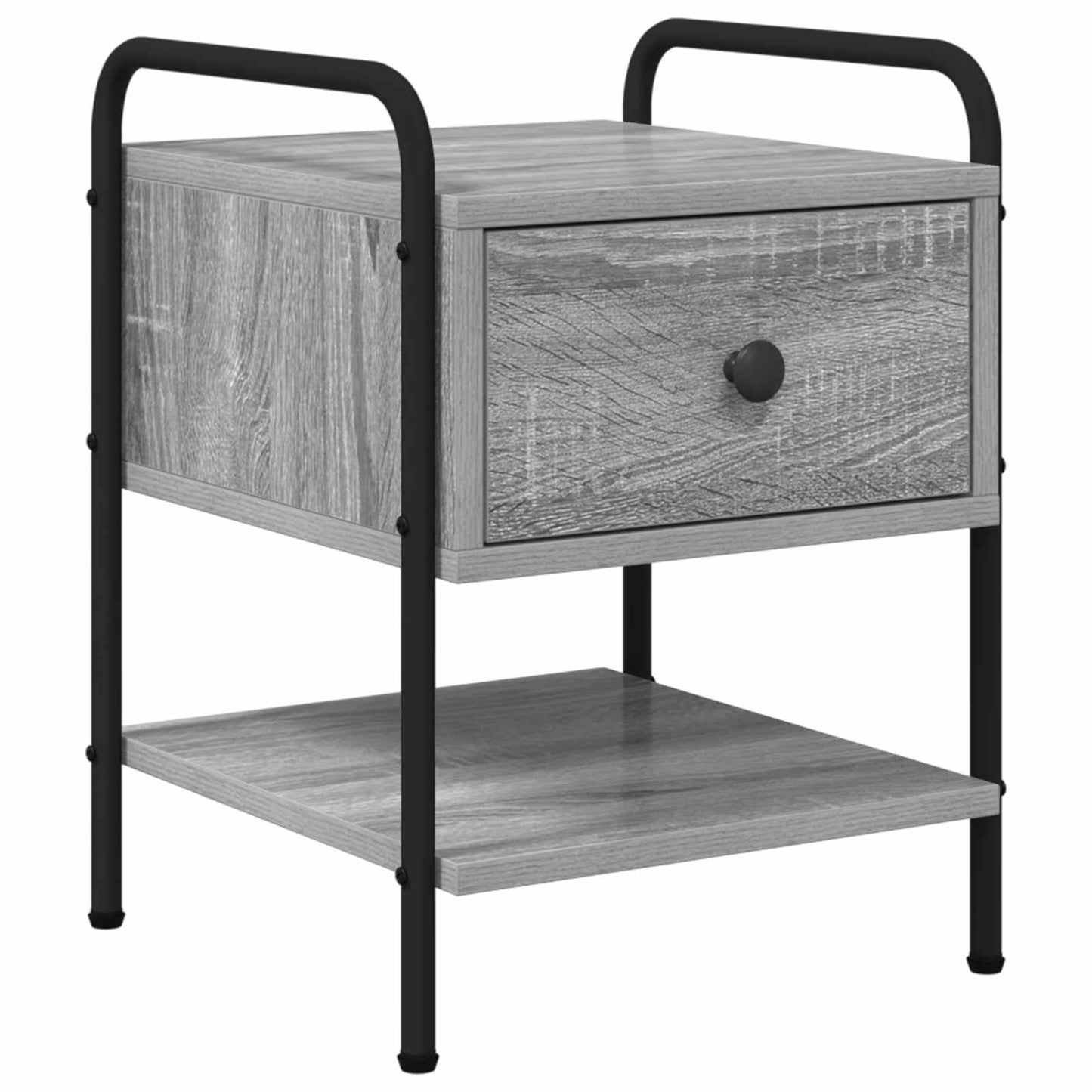 Bedside Cabinet Grey Sonoma 35 x 36.5 x 47 cm Engineered Wood