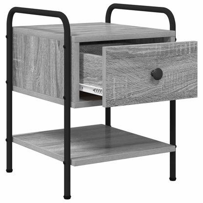 Bedside Cabinet Grey Sonoma 35 x 36.5 x 47 cm Engineered Wood