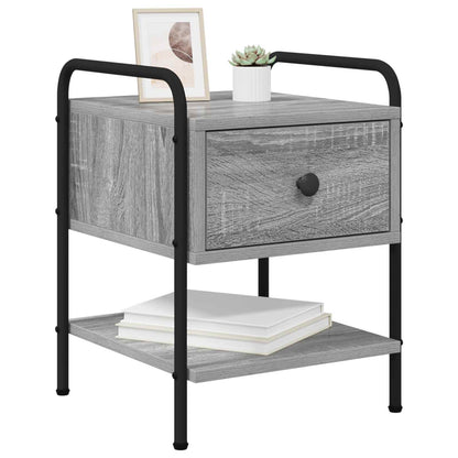 Bedside Cabinet Grey Sonoma 35 x 36.5 x 47 cm Engineered Wood