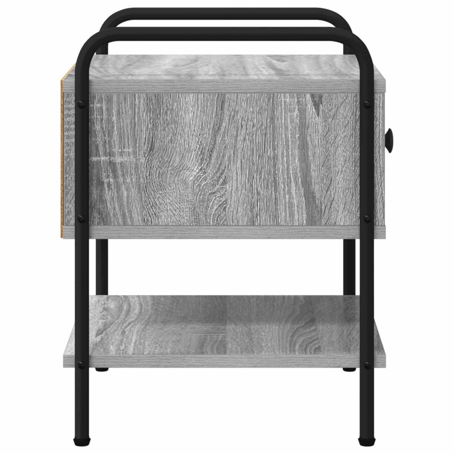 Bedside Cabinet Grey Sonoma 35 x 36.5 x 47 cm Engineered Wood
