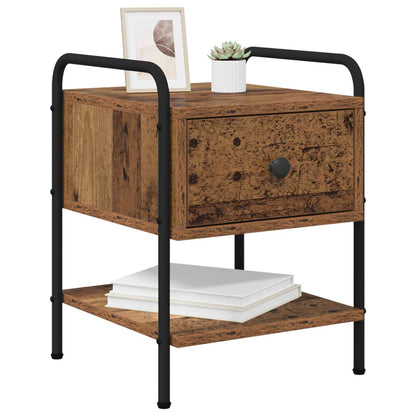 Bedside Cabinet Old Wood 35 x 36.5 x 47 cm Engineered Wood