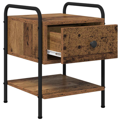 Bedside Cabinet 2 pcs Old Wood 35 x 36.5 x 47 cm