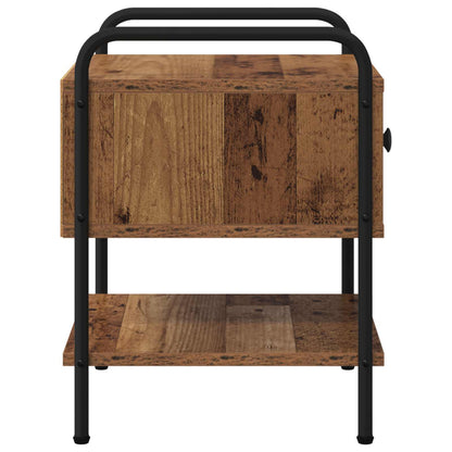 Bedside Cabinet 2 pcs Old Wood 35 x 36.5 x 47 cm