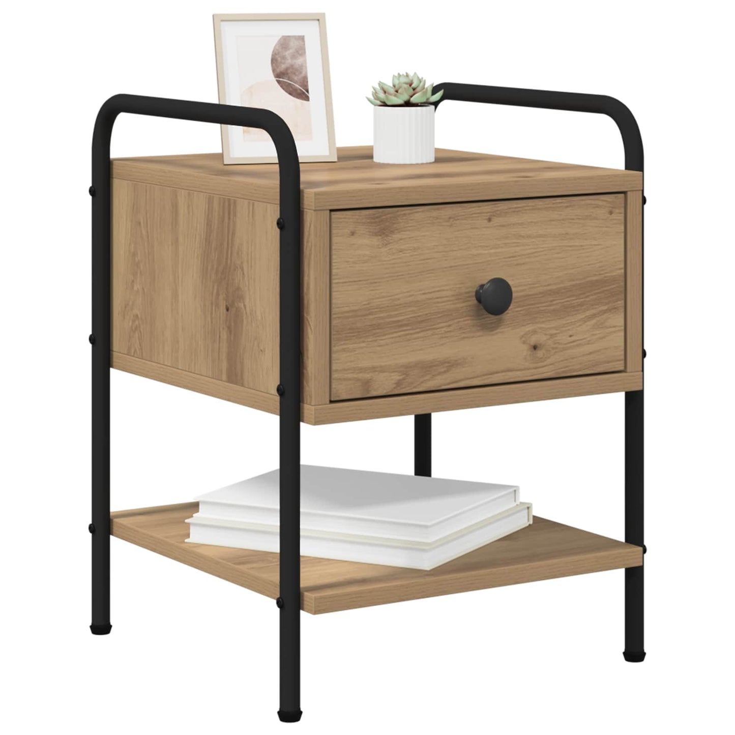 Bedside Cabinet Artisan Oak 35 x 36.5 x 47 cm Engineered Wood