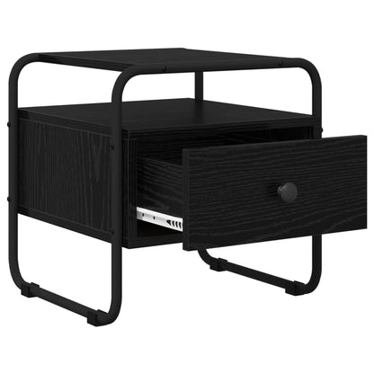 Bedside Cabinet 2 pcs Black Oak 40 x 39.5 x 40 cm
