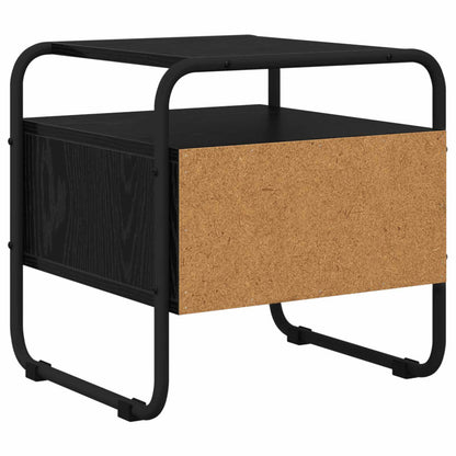 Bedside Cabinet 2 pcs Black Oak 40 x 39.5 x 40 cm