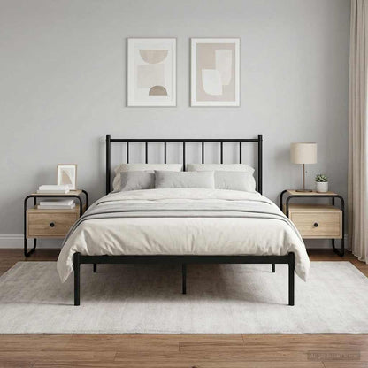Bedside Cabinet 2 pcs Sonoma Oak 40 x 39.5 x 40 cm