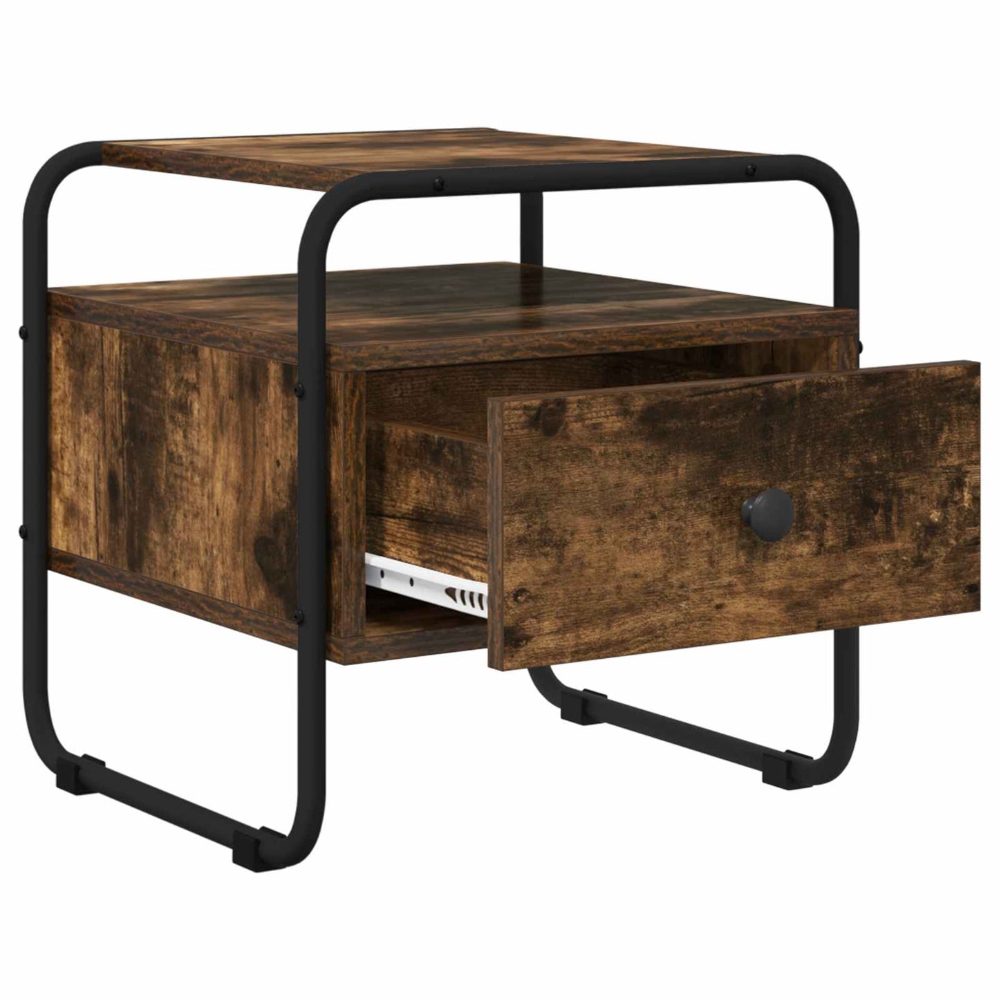 Bedside Cabinet 2 pcs Smoked Oak 40 x 39.5 x 40 cm