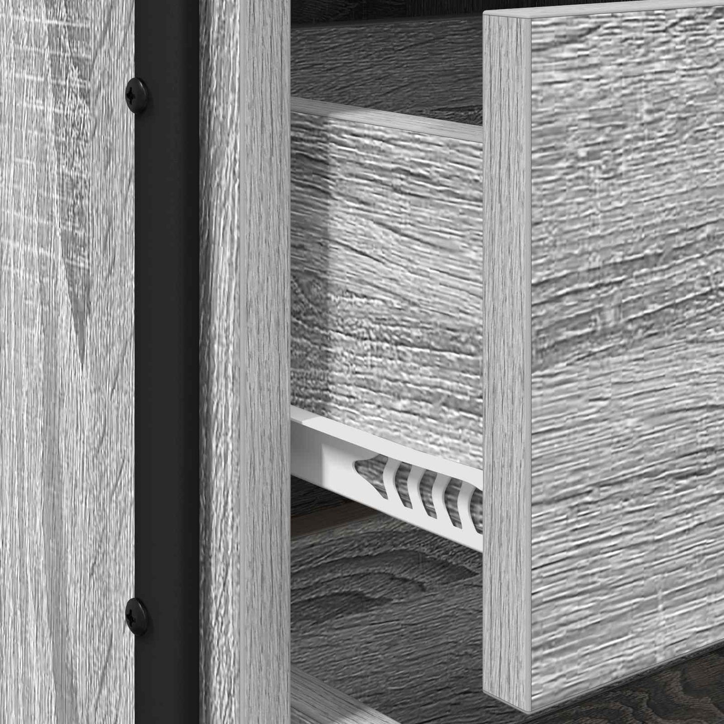 Bedside Cabinet Grey Sonoma 40 x 39.5 x 40 cm Engineered Wood
