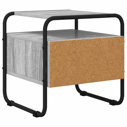 Bedside Cabinet 2 pcs Grey Sonoma 40 x 39.5 x 40 cm