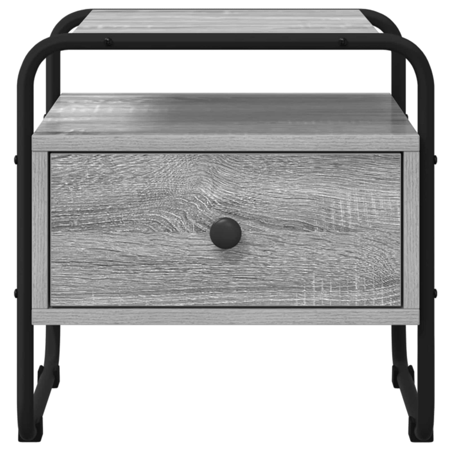 Bedside Cabinet 2 pcs Grey Sonoma 40 x 39.5 x 40 cm
