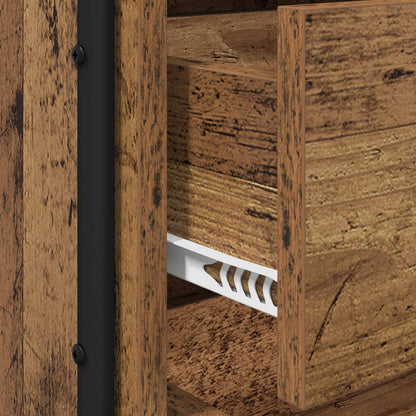 Bedside Cabinet Old Wood 40 x 39.5 x 40 cm Engineered Wood