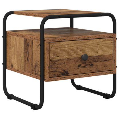 Bedside Cabinet Old Wood 40 x 39.5 x 40 cm Engineered Wood