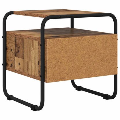Bedside Cabinet Old Wood 40 x 39.5 x 40 cm Engineered Wood