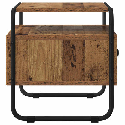 Bedside Cabinet Old Wood 40 x 39.5 x 40 cm Engineered Wood