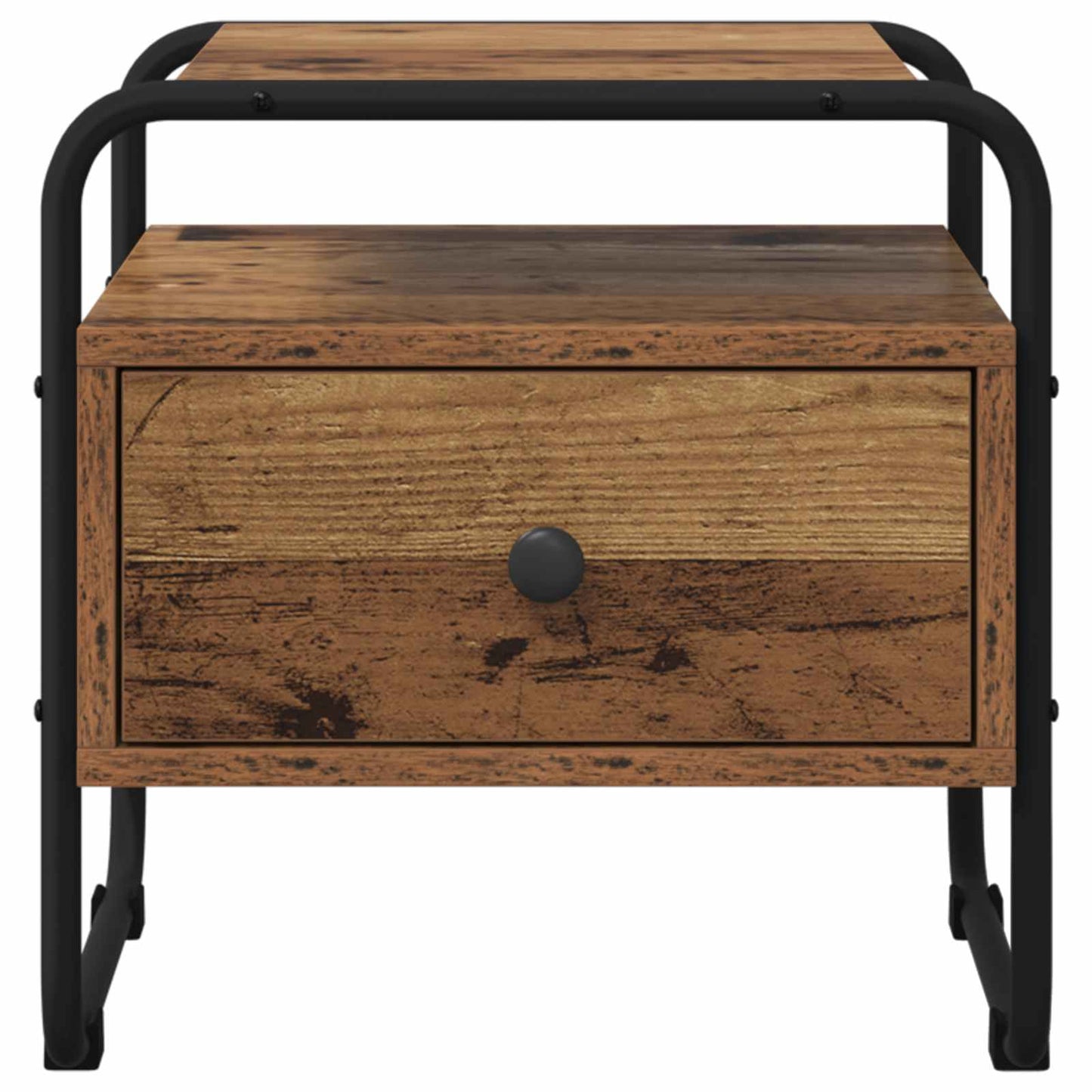 Bedside Cabinet 2 pcs Old Wood 40 x 39.5 x 40 cm