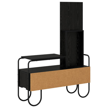 Dressing Table Black Oak 100 x 36.5 x 136 cm Engineered Wood