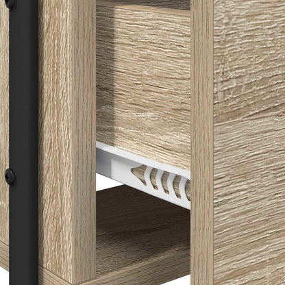 Dressing Table Sonoma Oak 100 x 36.5 x 136 cm Engineered Wood