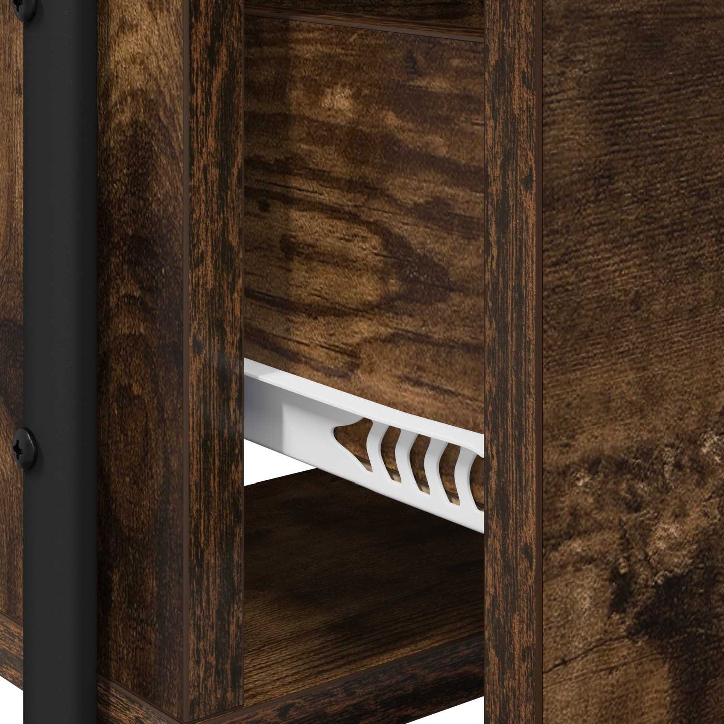 Dressing Table Smoked Oak 100 x 36.5 x 136 cm Engineered Wood
