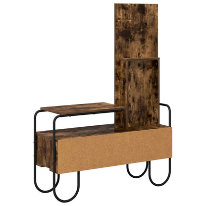 Dressing Table Smoked Oak 100 x 36.5 x 136 cm Engineered Wood