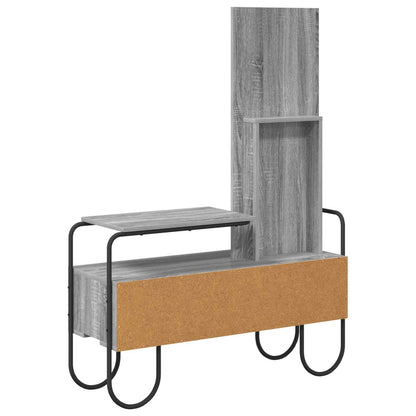 Dressing Table Grey Sonoma 100 x 36.5 x 136 cm Engineered Wood