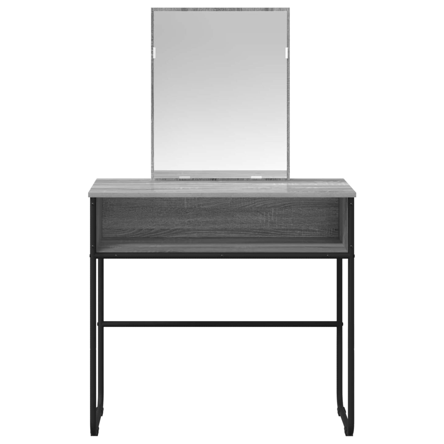 Dressing Table Grey Sonoma 81 x 40 x 131 cm Engineered Wood