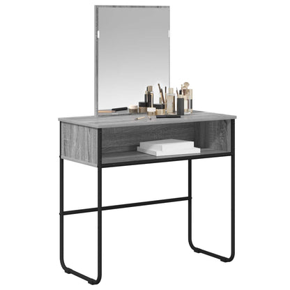 Dressing Table Grey Sonoma 81 x 40 x 131 cm Engineered Wood