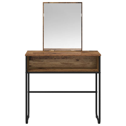 Dressing Table Old Wood 81 x 40 x 131 cm Engineered Wood