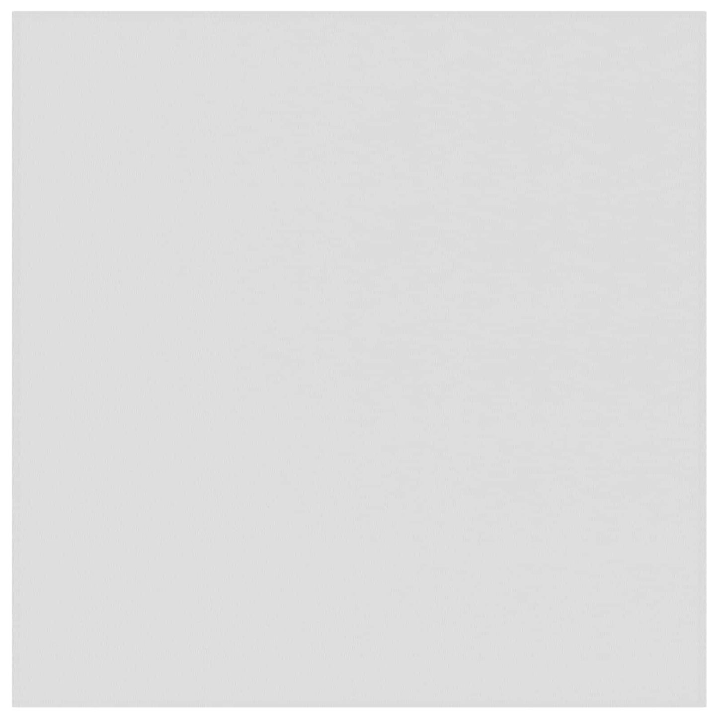 Table Cloth Square White 110 x 110 cm Polyester