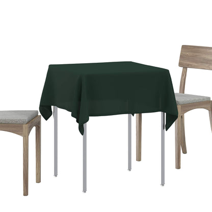 Table Cloth Square Dark Green 140 x 140 cm Polyester