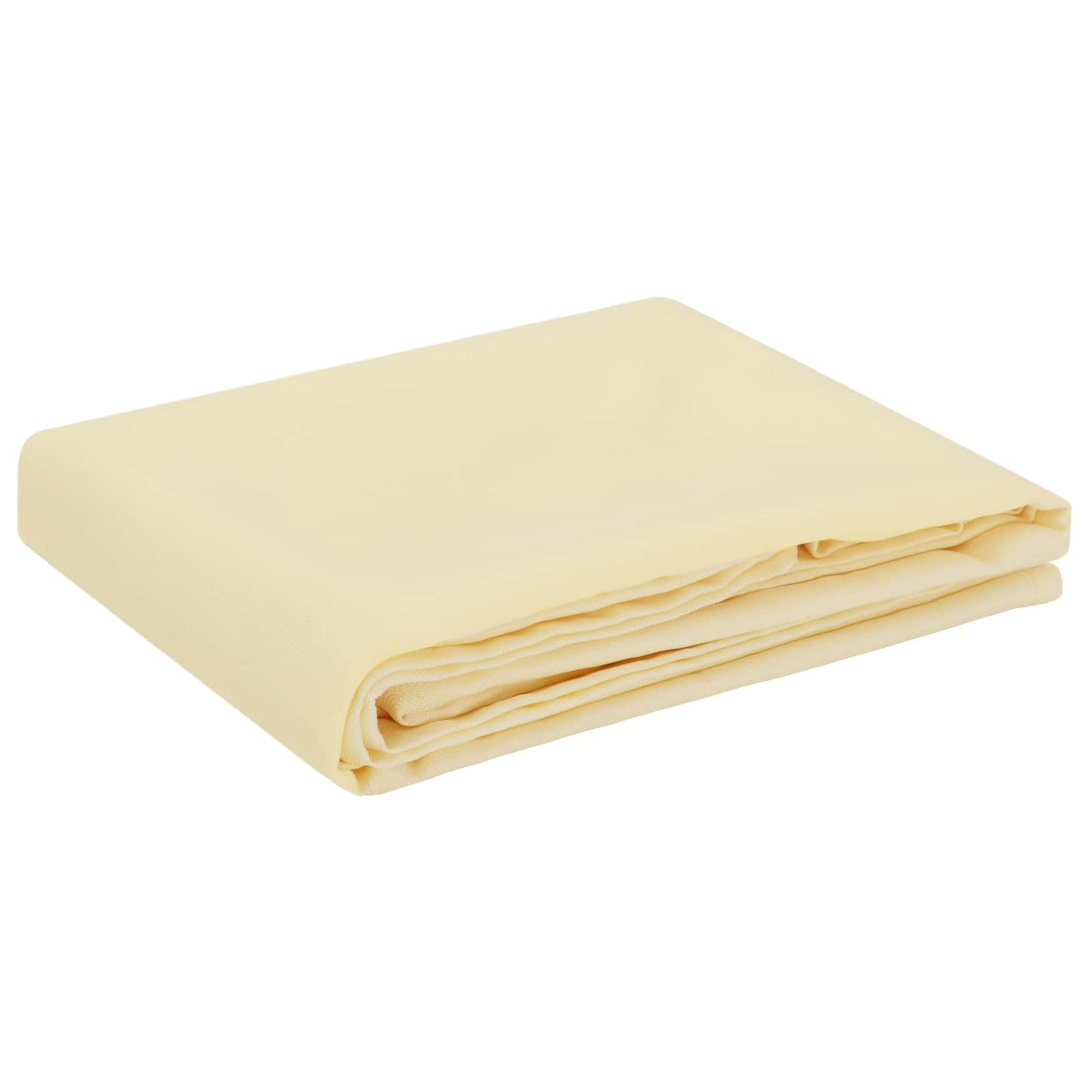 Table Cloth Rectangular Cream White 140 x 260 cm Polyester