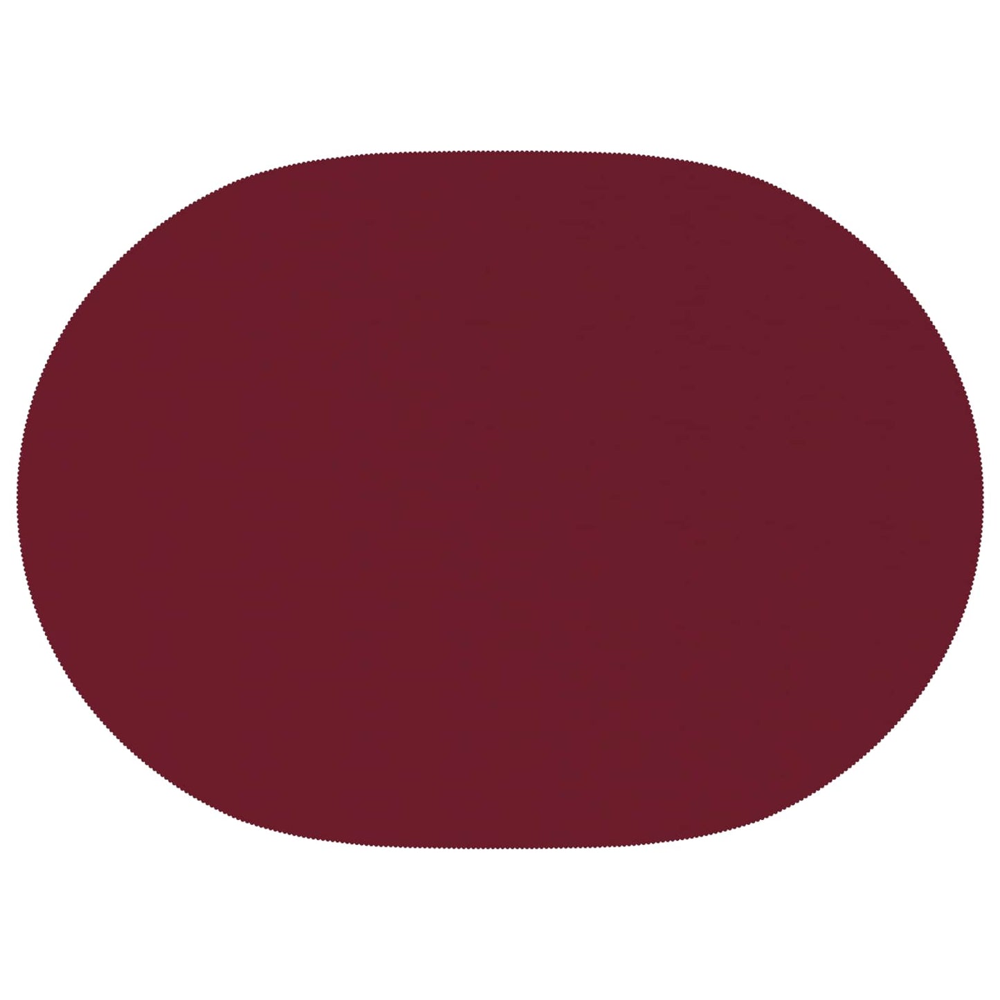 Table Cloth Oval Wine Red 160 x 220 cm Polyester