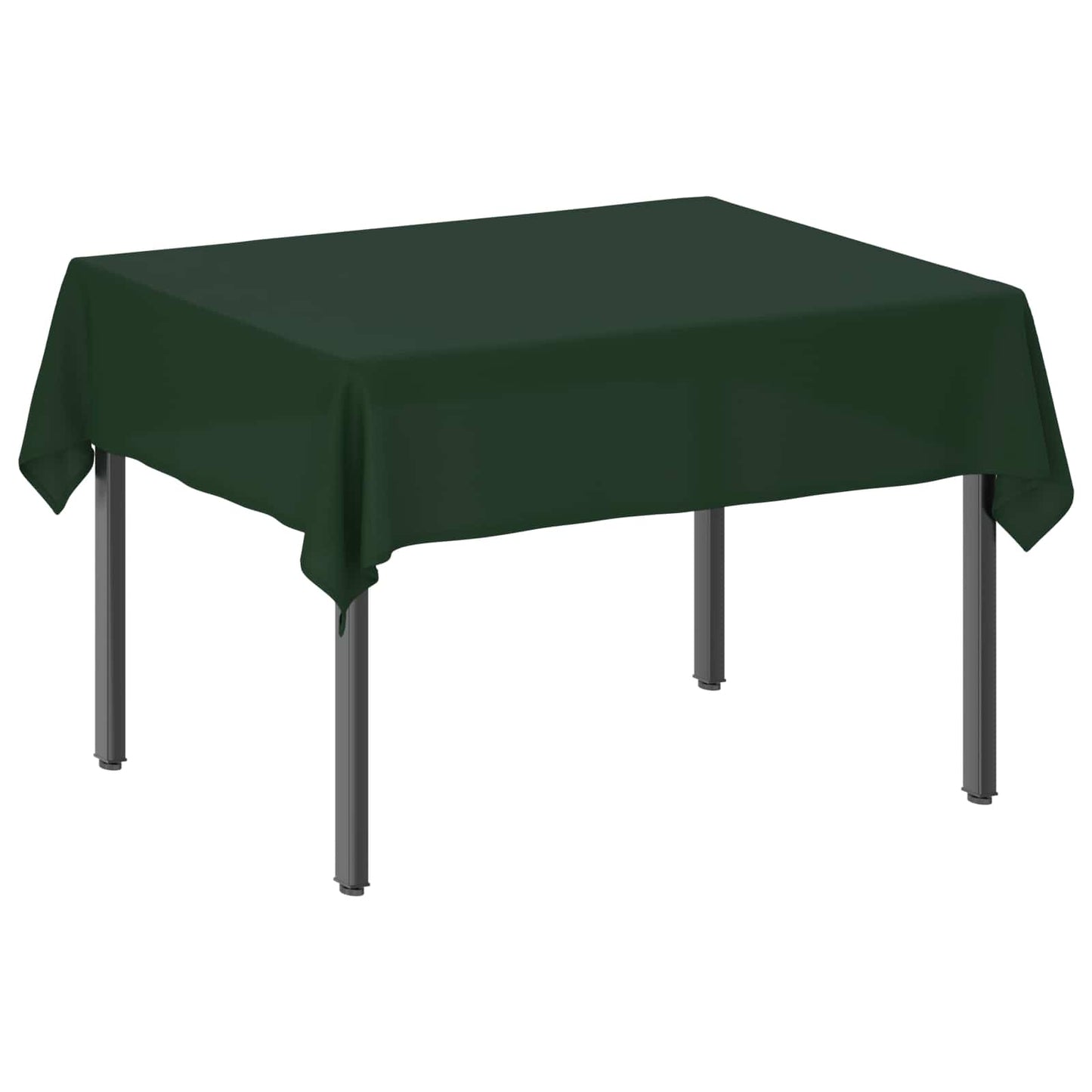 Table Cloth Rectangular Dark Green 110 x 140 cm