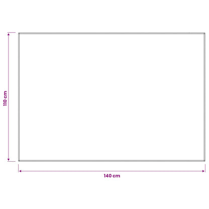 Table Cloth Rectangular Beige 110 x 140 cm