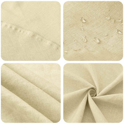 Table Cloth Rectangular Cream White 110 x 160 cm