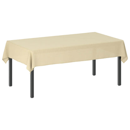 Table Cloth Rectangular Cream White 110 x 180 cm